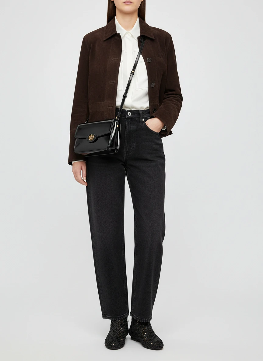 Minimalist Suede Sophisticate