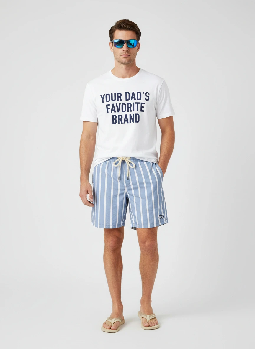 Brooks Brothers Your Dad's Favorite Brand Cotton T-Shirt 3