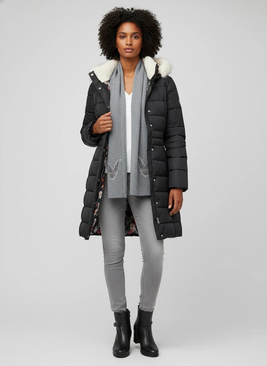 Ralph Lauren Women's Faux-Fur Hooded Puffer Coat 6