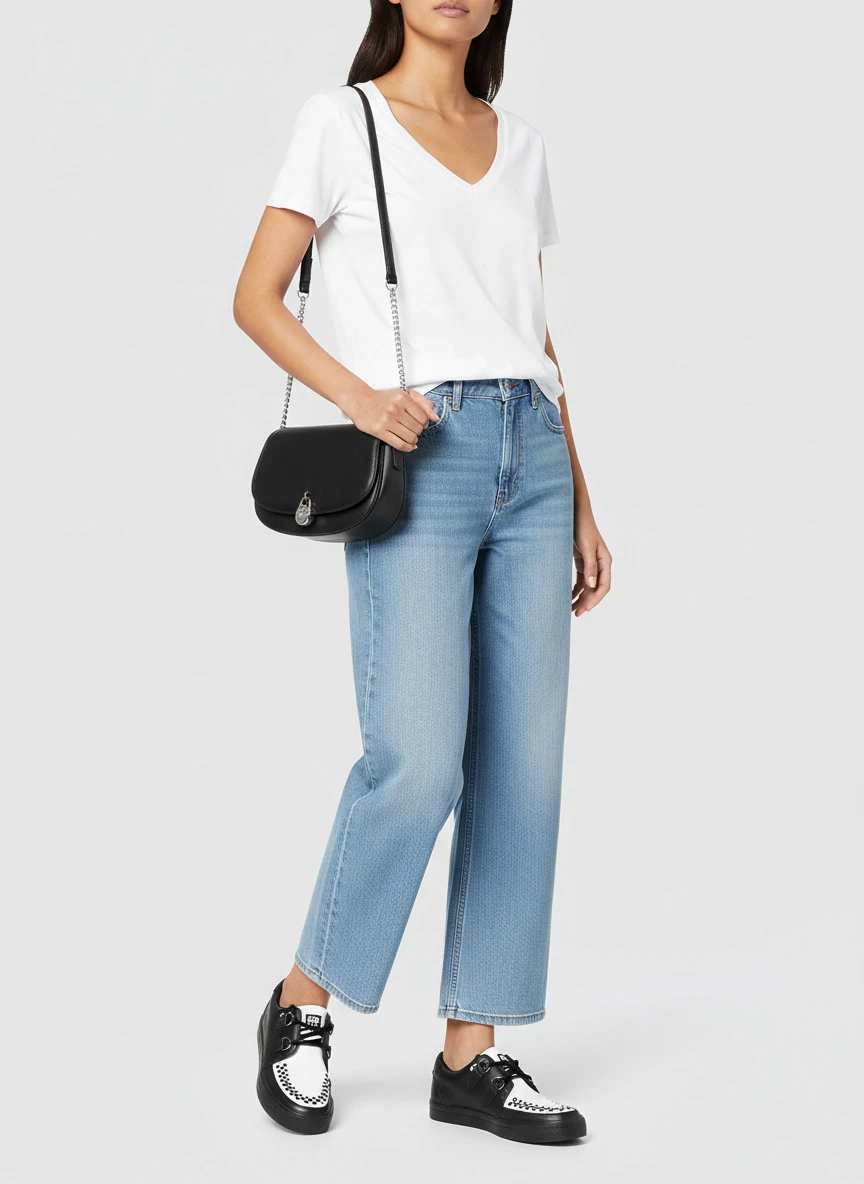 Michael Kors Mila Medium Leather Messenger Bag 4