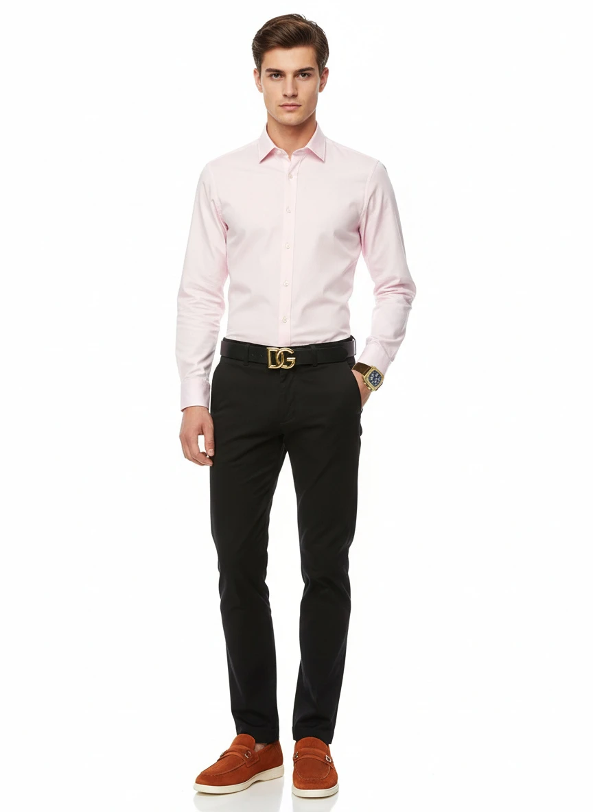 Burberry Men
s Black Slim-Fit Chino Pants 4