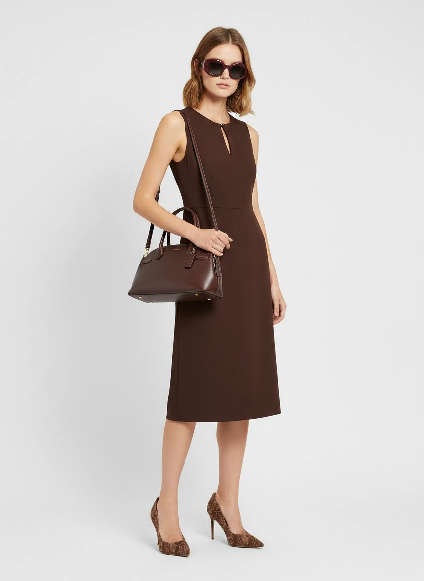 Coach Glazed Empire 34 Medium Leather Carryall Top Handle Bag 7