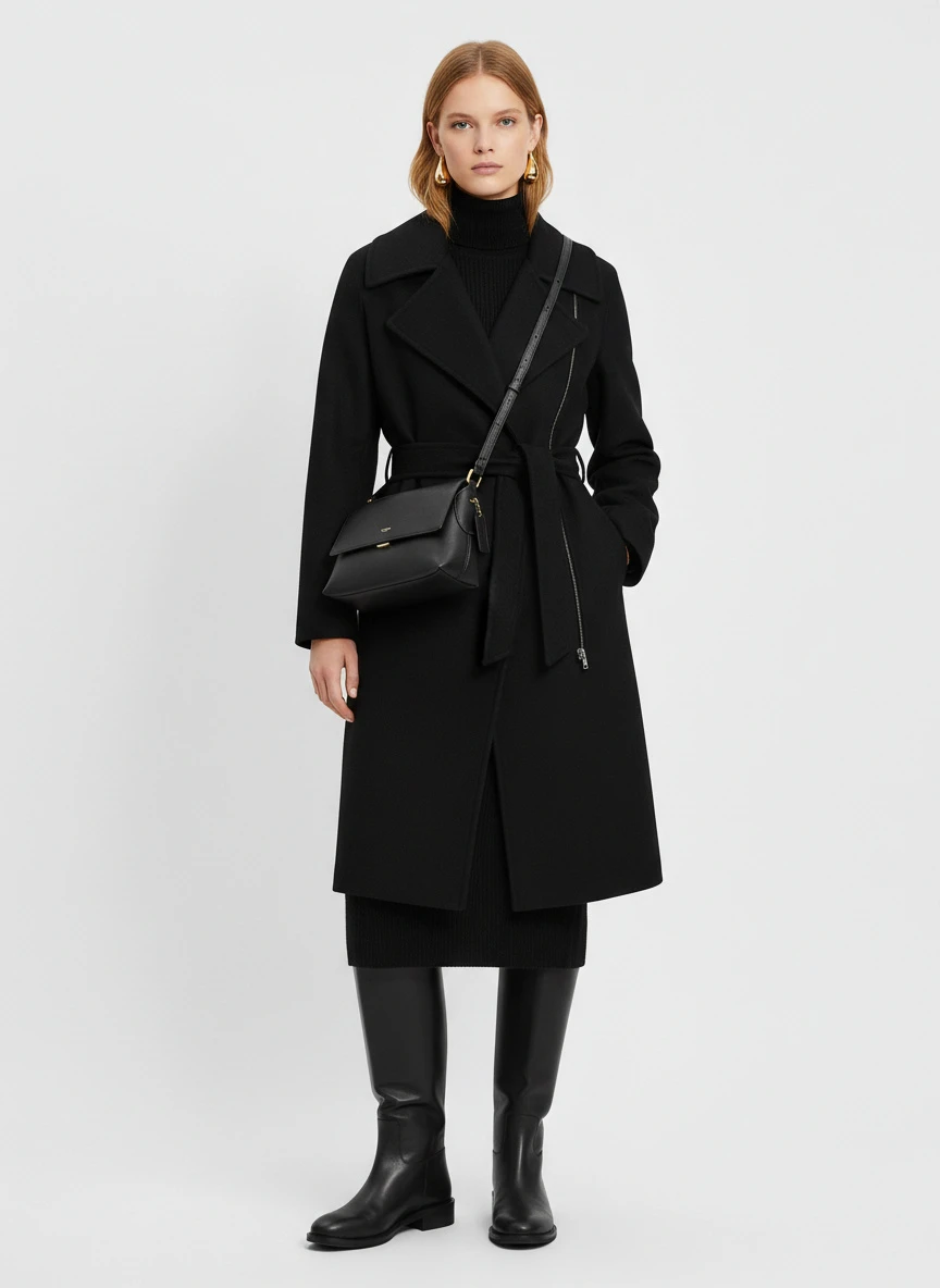 Shop Womens Wool Blend Belted Wrap Coat, Created for Macys on Sale at  BeyondStyle  Get 71% Off Womens Wool Blend Belted Wrap Coat, Created for  Macys with Limited-Time Flash Deals, Exclusive