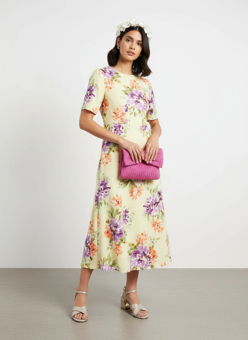 Shop ARRANGE satin floral embroidered t-shirt maxi dress in lime on Sale at  BeyondStyle  Get 20% Off ARRANGE satin floral embroidered t-shirt maxi  dress in lime with Limited-Time Flash Deals, Exclusive